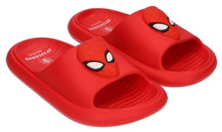 Disney Spiderman Badelatschen Kinder Strandschuhe Sandalen - Spider-Man Kinder Offizielle Marvel Avengers Badesandalen