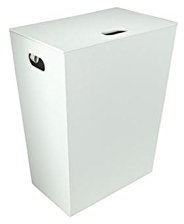 Koh-I-Noor Wäschesammler Serie Kunstleder Modell 2263, Holz, Silber/schwarz, 1