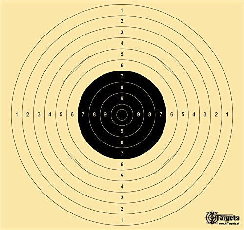 Große *Standard Target XLS* / 54x52 cm/geschlitzt / 200 g/m² Chamois (40 Stück)