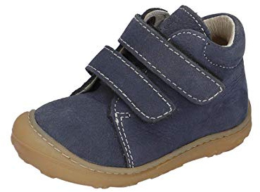 RICOSTA Jungen und Mädchen Lauflernschuhe Chrisy von Pepino, Weit - für breite Füße geeignet (WMS), Blau (See) (170), 22 EU