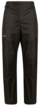 Berghaus Deluge 2.0 Waterproof Breathable Overtrousers | Durable | Comfortable Rain Pants Trousers, Black, L 29