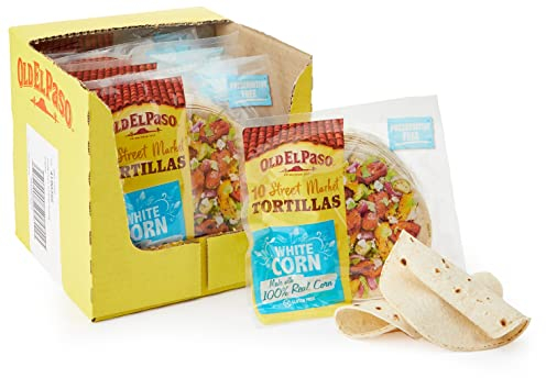 Old El Paso White Corn Gluten Free Tortilla Wraps 208g (Pack of 8)