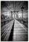 ARTland Wanddeko Leinwand Bilder Wandbild 60x90 cm Urban Stadt New York Skyline Brooklyn Bridge Brücke Architektur U3NO