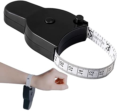 ZoeTekway Schwarz Körpermaßband Weiches Maßband, 150 cm / 60 Zoll Massband Körper Schneidermaßband für Schneidermaße, Körpermaße einziehbares Körpermaßband