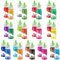 Lebensmittelfarbe Gel - 26 Farben Konzentrierte Gel Lebensmittel Farben für Kuchen Dekoration, Backen, Kekse, Macaron - Zuckerfrei Food Coloring für Getränken, Tortendeko, DIY Slime, Osterei - 6ml je