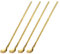 sourcing map Inox Acier Cuillère Pailles, 4pcs 8.6 Réutilisable Métal Long Manche Boire Pailles Cuillères pour Lait Frappé Boissons Cocktail, Or