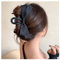 Dervivea Pince À Cheveux Vintage Avec Noeud Papillon Pince À Cheveux Avec Noeud Papillon Pince À Cheveux Noire Pince À Cheveux Épaisse Et Bouclée Pince À Cheveux Décorative Pour Femmes Et