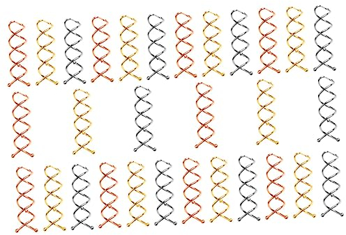 minkissy 90pcs Spiral Hair Bun for Women and Girls Bun Shaping Tools for Easy Hairstyles Suitable for All Hair Types for Daily Wear and Special Occasions