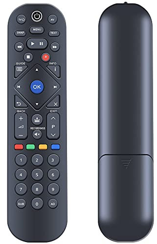 TCNOUMT Mando a distancia compatible con grabadora Manhattan T2-R Freeview Player T2R T2 R