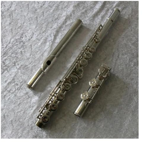 Klassisches Performance-Flöteninstrument, Kupfer-Nickel-versilberte Flöte Mit Koffer Querflöte für Anfänger