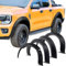 JHCHAN Kotflügelverbreiterung für Ford Ranger Wildtrak und Wildtrak X Ohne PDC T9 2023-2024-2025 Fender Flares 5 Zoll Zubehör Radkastenverbreiterung