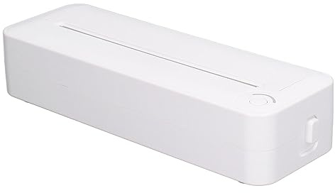 Locadence Wireless Shipping Label Printer, Wi Fi Thermal Label Printer, Wireless Remote Inkless Printing Machine, A4 Paper Printer White Built in Battery WITH 2500mAh Rechargeable Lithium Battery