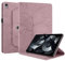 Succtopy Funda para iPad 11ª Generación 2025 11 (A16) / iPad 10ª Generación 2022 10.9 Rotación de 360 Grados Carcasa con Soporte Pencil Cover con Función de Soporte Oro Rosado
