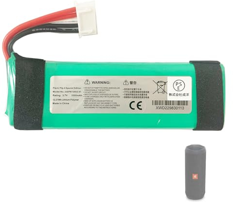Aousavo Flip 4 Replacement Battery JBL Flip 4 Compatible with JBL Flip 4, Flip 4 Special Edition JBL GSP872693 01 Bluetooth Speaker