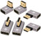 Togconn 8K DisplayPort 1.4 90 Degree Adapter 6 Pack, Right Angle Multi-Angle DP Male to Female Vertical Connector Converter DP L Shape Extender, Support 8K@60Hz，4K@144Hz，4K@60Hz，4K@30Hz