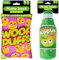 YöL Set of 2 Novelty Dog Plush Toy Squeaker Crinkle Crisp Packet Soft Drinks Woof Puffs + Apple Juice
