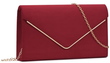 EVEOUT Samt Clutch für Damen Partyhandtasche Samt Abendhandtasche mit Schulter Chian Elegant Umhängetasche für Party Abendessen
