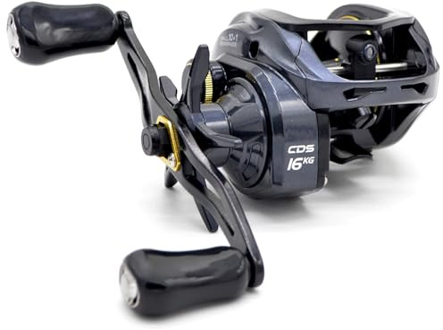 CAMEKOON Bahamut 400 Baitcaster Reels, Large Capacity for Jigging, 10+1 Stainless Steel Bearings, 35 LBs Drag, 4.5in Long Power Handle, Carbon Fiber Frame and Side Covers, Baitcasting Fishing Reel
