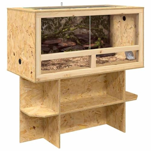 vidaXL Terrarium Braun 100 x 50 x 100 cm OSB