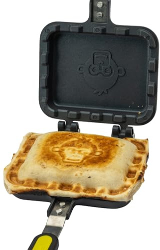 Ridgemonkey CrimPanZee Poêle à grille-pain – Batterie de cuisine pour camping, pêche en plein air, revêtement anti-adhésif sans PFOA