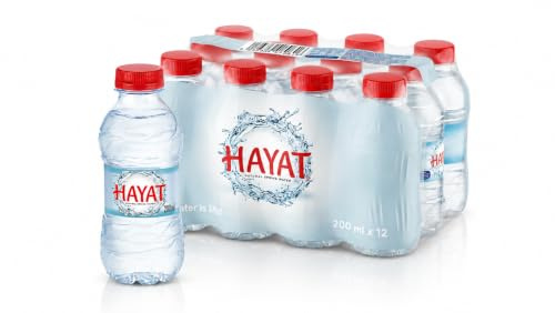 Hayat Natural Mineral Water (Still) - 200ml (12 pack)