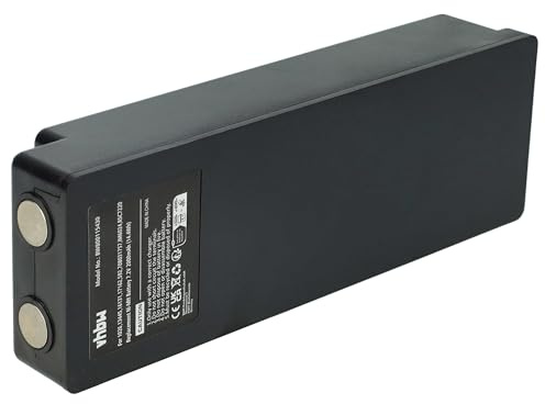 vhbw Akku kompatibel mit Scanreco Fasse | FBS590, EA2512, Effer, Fassi Industrie-Funkfernsteuerung Fernbedienung (2000 mAh, 7,2 V, NiMH) - Schwarz