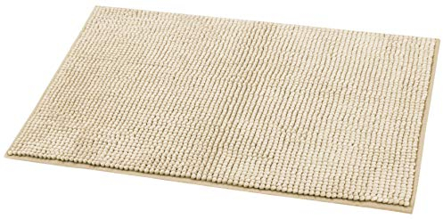 ZOLLNER Badematte, Badvorleger rutschfest, 50x80 cm, beige