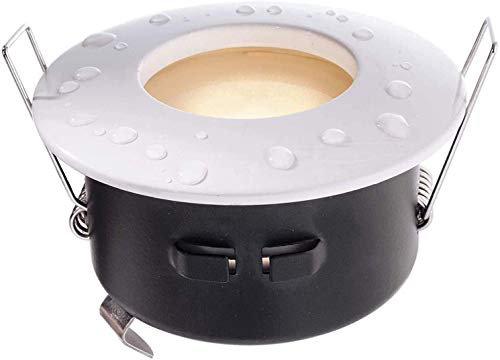 Spot encastrable pour pièces humides 12 V LED 4 W 6 000 K sauna cabine douche bain turc IP65