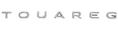 Volkswagen 760853687B2ZZ Schriftzug Touareg Emblem Logo Aufkleber chromglanz