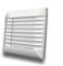 Wandventilator Badlüfter Rational 01 mit automatischer Jalousie System Ø 100, Funktion Lichtsensor