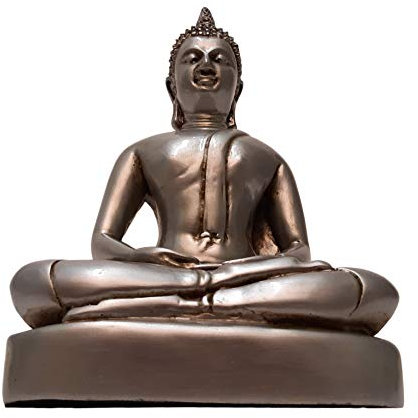 Buddha Figur sitzend silber - Sukhothai Buddha Statue 18cm Unikat Buddha - Home Decor | Gerichte Wahl