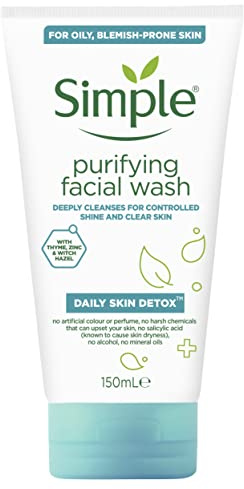 Simple Daily Skin Detox Purifying Gesichtswaschmittel, 150 ml