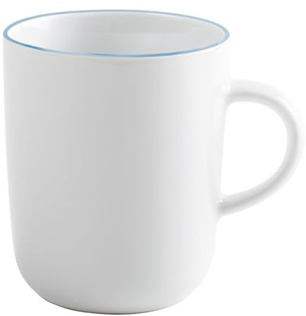 KAHLA 575335A69975C Pronto Line Becher 0,35 l Line sky blue | Becher mit hellblauer Linie aus Porzellan
