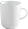 KAHLA 575335A69975C Pronto Line Becher 0,35 l Line sky blue | Becher mit hellblauer Linie aus Porzellan