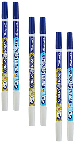 Pelikan 921734 850B/2/B Tintenlöscher Super-Pirat Löschspitze B, breit, (3)