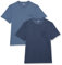 Amazon Essentials Men's T-Shirt Regular-Fit Short-Sleeve Crewneck Pocket, Pack of 2, Floral Print/Washed Blue, XL