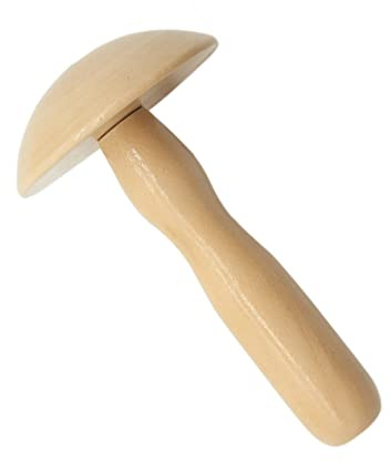 Mushroom Art Wood Darning Mushroom Smooth Darner Sewing Tool Repair Kit Darning Sock Holes Supplies for Kids Adults