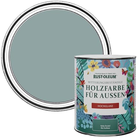 Rust-Oleum Blue Mould-Resistant Garden Paint In Gloss Finish - Gresham Blue 750ml