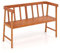 COSTWAY Gartenbank Akazienholz, Sitzbank bis 360kg belastbar, Terrassenbank 2 Sitzer Holzbank, Parkbank für Terrasse, Balkon, Garten 110x46x72cm