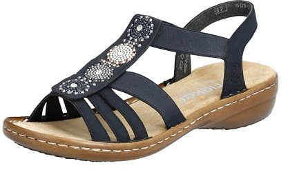 Rieker 608g9-45 Sandales Bout fermé Femme