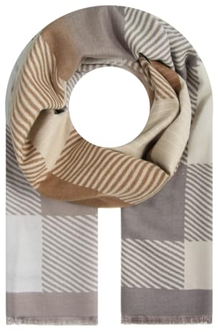 Majea Damenschal Winterschal Strickschal Damen Schal (880043) (beige 5)