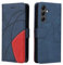 Dfjhure for Samsung Galaxy A05s Case Premium Flip Wallet Phone Case Cover Shockproof PU Leather Stand View Bookstyle Case Silicone Bumper Business Phone Case for Samsung Galaxy A05s- Blue