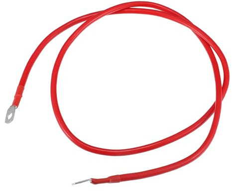 A ABSOPRO 6 AWG Battery Cable Stronger 121cm 4FT 6 AWG Gauge Car Battery Inverter Cable with 5/16 Inch Lugs Pure Copper Red