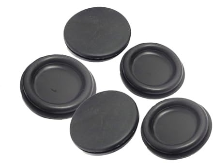 5X Black Rubber Open Grommets Hole Wire Cable Grommets 50mm