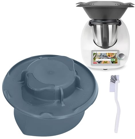 Gebiuhoo Gobelet Doseur pour Vorwerk Thermomix TM5 TM6 en Plastique 50ML 100ML Gobelet de Rechange avec Brosse Capuchon pour Thermomix Accessoires de Robot de Cuisine