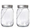 Jorft Solarleuchte Glas USB, 1000ml LED Solarglas Solarleuchten Im Einmachglas IP65 Wasserdichte Solarlampe Gartenleuchte Hängeleuchte Mason Jar Licht Außen Beleuchtung Dekolicht Solarlaterne