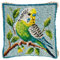 YOOTOM Knüpfhaken Kissen Kits für Kinder,DIY Knüpfteppich Zum Selber Knüpfsets Kissenbezug Teppich Stickerei Set, Latch Hook Pillowcase Kits 43x43cm