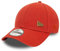 New Era Baseball Cap 9Forty verstellbar Strapback gebogener Schirm Metallpin Kappe rot - One-Size
