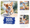 Tiuyii Corgi Kalender 2025 Wandkalender - A Puppy Running Towards You - Monatsplaner Kalender für Hundeliebhaber