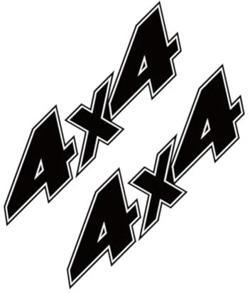 2 STÜCKE Autoaufkleber, Für Ford Ranger Raptor Isuzu Dmax Nissan NAVARA Toyota Hilux VW Amarok Pickup 4x4 Autozubehör Vinyl Aufkleber